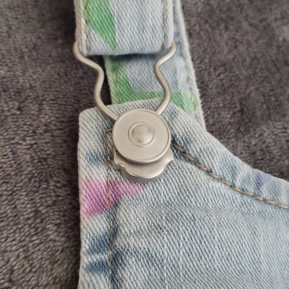 Little Girls Star Overall Dress NWT - Picture 2 of 4